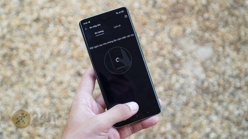 Cách đo nhịp tim trên điện thoại realme