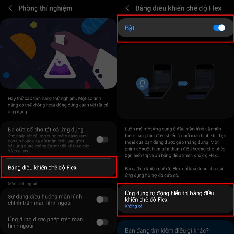 Cách dùng chế độ Flex trên Galaxy Z Flip5