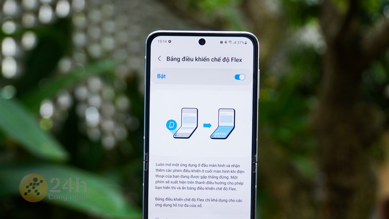 Cách dùng chế độ Flex trên Galaxy Z Flip5