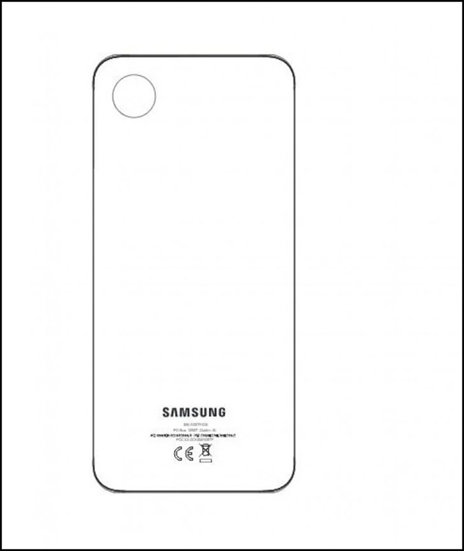 Hình ảnh bản vẽ mặt lưng bị rò rỉ của Galaxy A05s