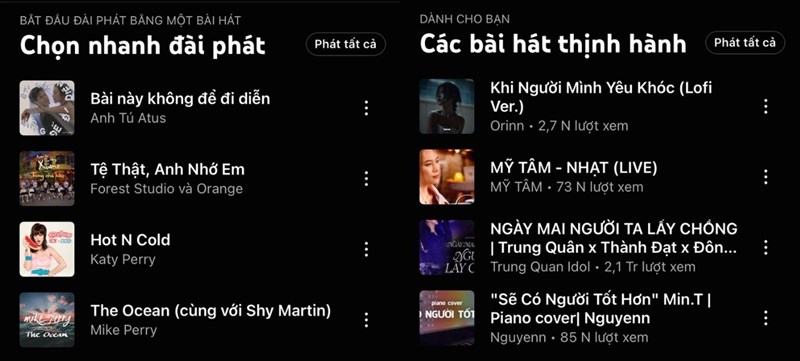 Bản cập nhật mới của YouTube Music giới thiệu nút Bản cập nhật mới của YouTube Music giới thiệu nút