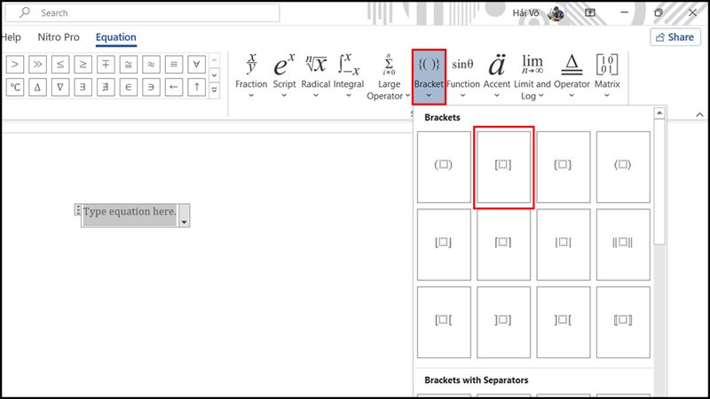 Cách tạo ma trận 4x4 trong Word Cách tạo ma trận 4x4 trong Word