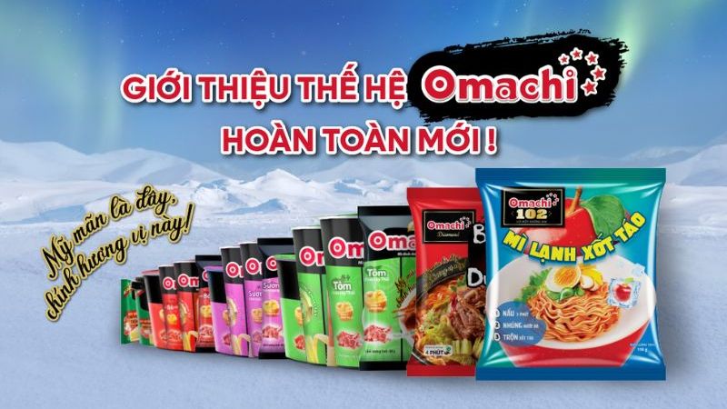 Chua cay hòa quyện cùng mì OMACHI vị bắp bò hầm dưa chua