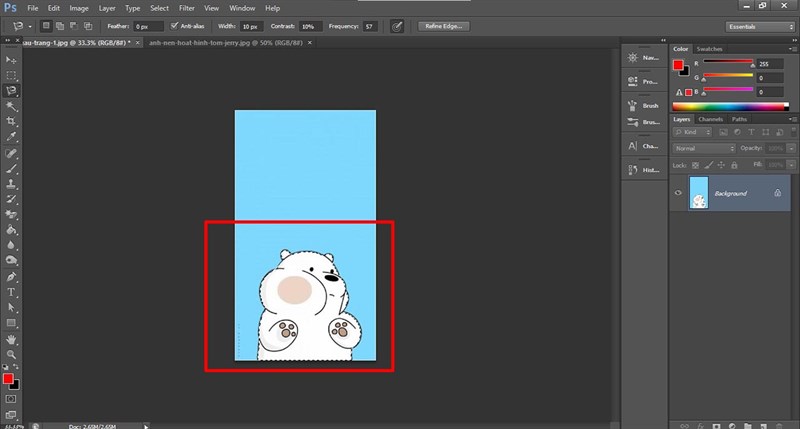 Hướng dẫn cắt, ghép trong Photoshop