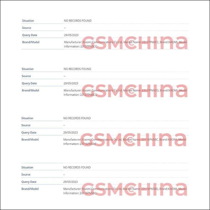 Xiaomi 14 Pro xuất hiện trên cơ sở dữ liệu IMEI