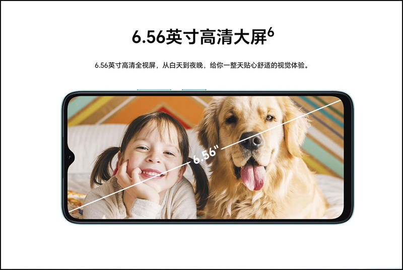 Honor Play 40s được trang bị màn hình LCD có kích thước 6.56 inch