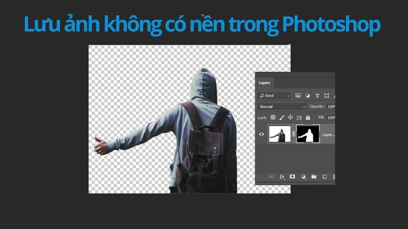 Cách lưu ảnh không có nền trong Photoshop Cách lưu ảnh không có nền trong Photoshop