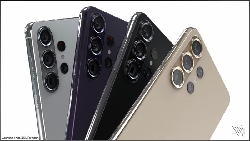 Thiết kế cụm camera trong phiên bản concept của Galaxy S24 Ultra