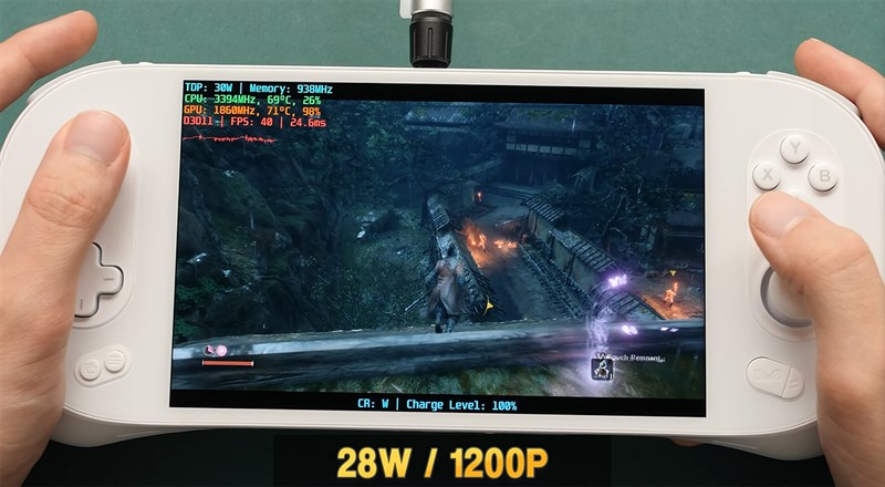 Với con chip AMD Ryzen 7 - 7840U thì Ayaneo 2S có thể cân tốt mọi trò chơi hiện nay