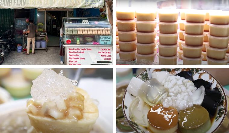 Buồn miệng ghé ăn bánh flan trân châu dừa siêu hấp dẫn ở Bình Thạnh