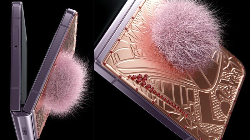 Samsung Galaxy Z Flip5 lấy cảm hứng từ Barbie Samsung Galaxy Z Flip5 lấy cảm hứng từ Barbie