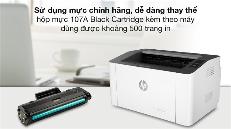 HP 107a (4ZB77A): Máy in đáng mua, chỉ từ 2.19 triệu đã có thể sở hữu