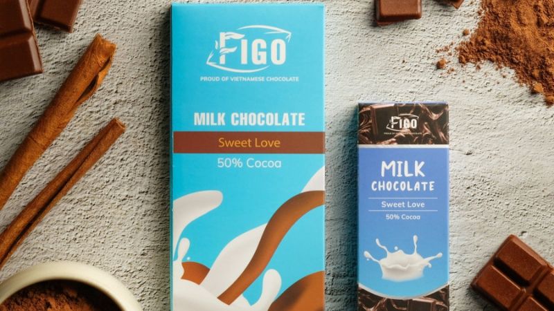 Milk Chocolate Sweet Love 50% Cocoa Figo