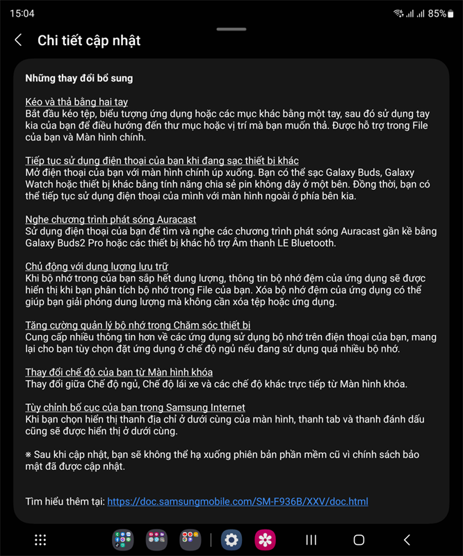 Sau khi cập nhật, bạn sẽ không thể hạ xuống phiên bản phần mềm cũ vì chính sách bảo mật đã được cập nhật Sau khi cập nhật, bạn sẽ không thể hạ xuống phiên bản phần mềm cũ vì chính sách bảo mật đã được cập nhật