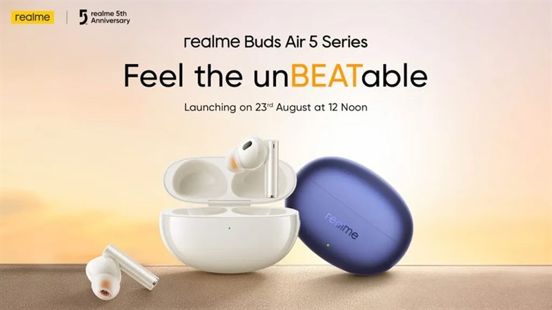 Ngoài bộ đôi realme 11, hãng còn cho ra mắt dòng tai nghe realme Buds Air 5 Ngoài bộ đôi realme 11, hãng còn cho ra mắt dòng tai nghe realme Buds Air 5