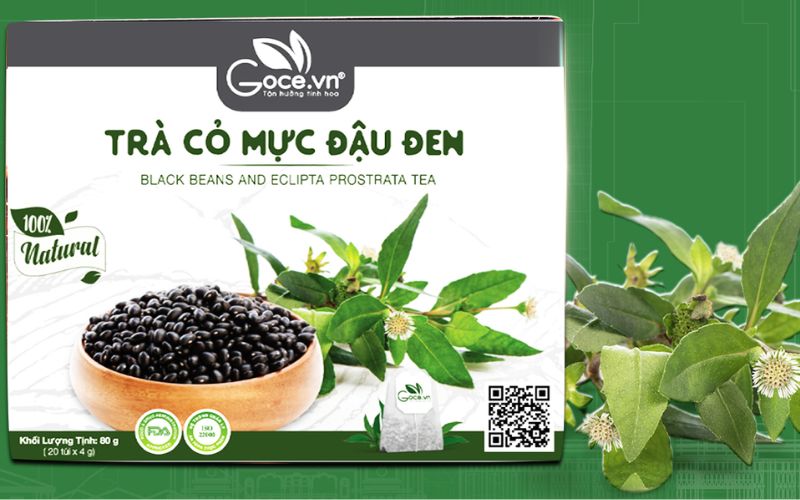 Trà cỏ mực đậu đen túi lọc Goce có nhiều tác dụng tốt cho sức khỏe