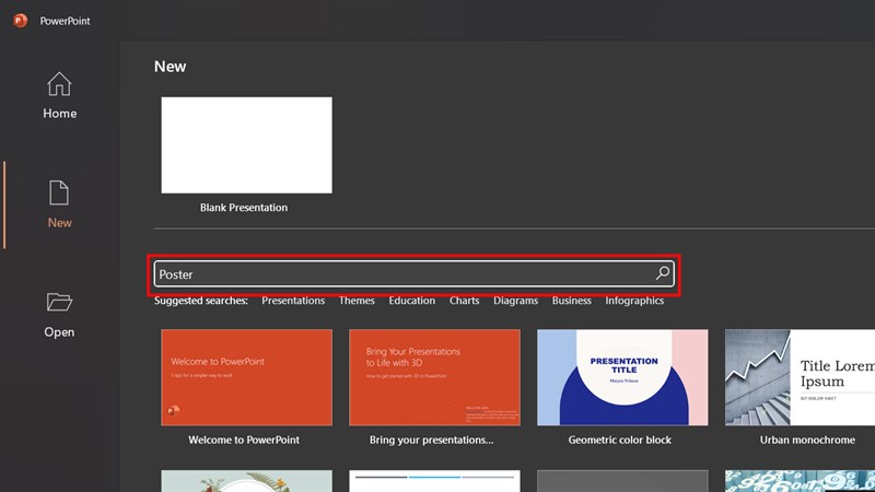 Cách làm poster bằng PowerPoint