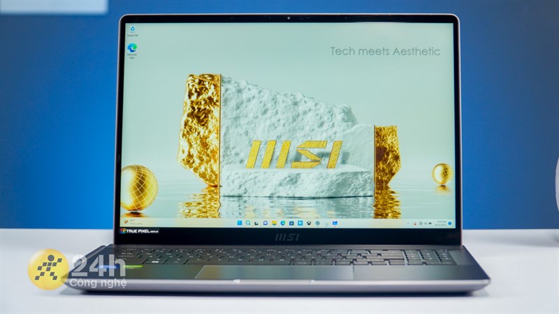 MSI CreatorPro Z16P có chất lượng hiển thị rất tốt với độ phân giải 2K, tần số quét 165 Hz MSI CreatorPro Z16P có chất lượng hiển thị rất tốt với độ phân giải 2K, tần số quét 165 Hz