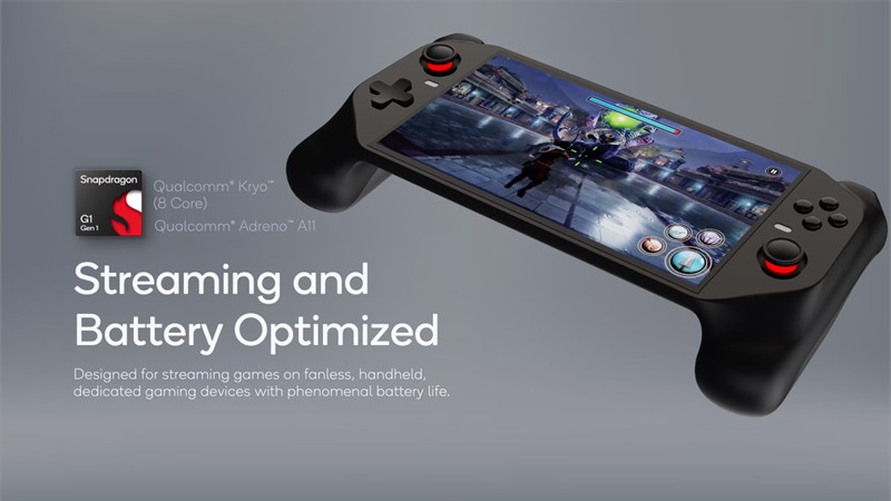 Snapdragon G1 Gen 1 được trang bị 8 nhân CPU Qualcomm Kryo và bộ xử lý đồ họa Areno A11