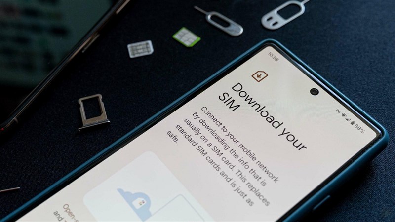 Google đang làm tính năng chuyển đổi eSIM cho người dùng Android