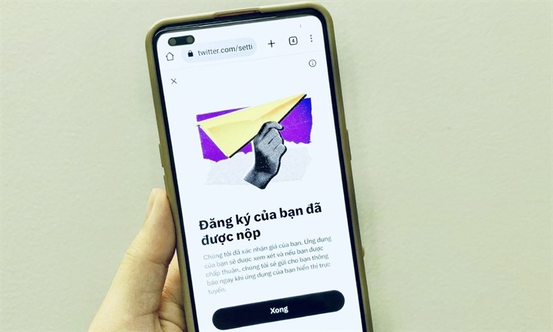 Giao diện đăng ký kiếm tiền trên mạng xã hội X