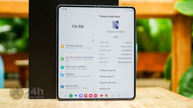 Galaxy Z Fold5 còn được trang bị cấu hình mạnh mẽ với Snapdragon 8 Gen 2 For Galaxy