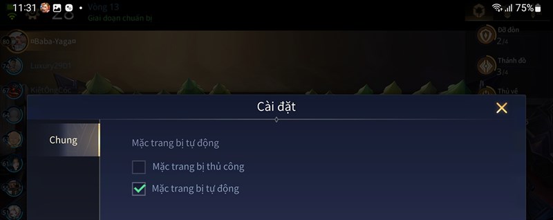 Sau 30 phút chơi game thì Galaxy Z Fold5 giảm 8% còn 75%