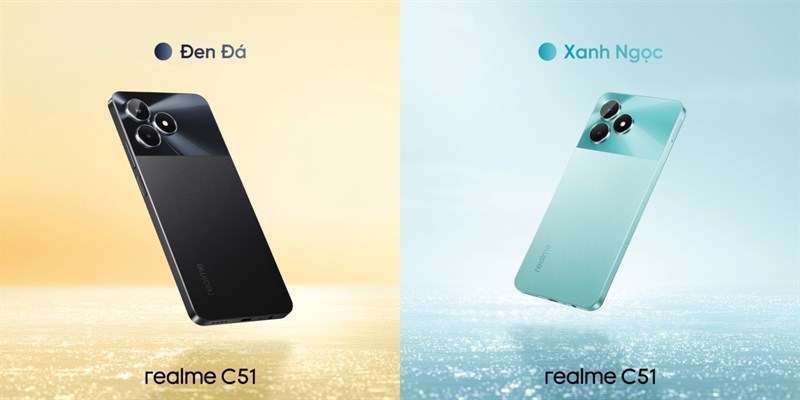 realme C51 có hai phiên bản màu sắc