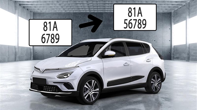 Cách đổi biển số xe từ 3 số, 4 số sang biển 5 số ngay tại nhà siêu đơn giản