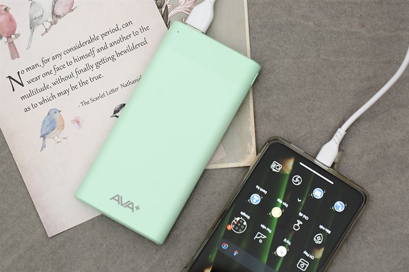 Pin sạc dự phòng Polymer 10.000mAh 10W AVA+ JP208 