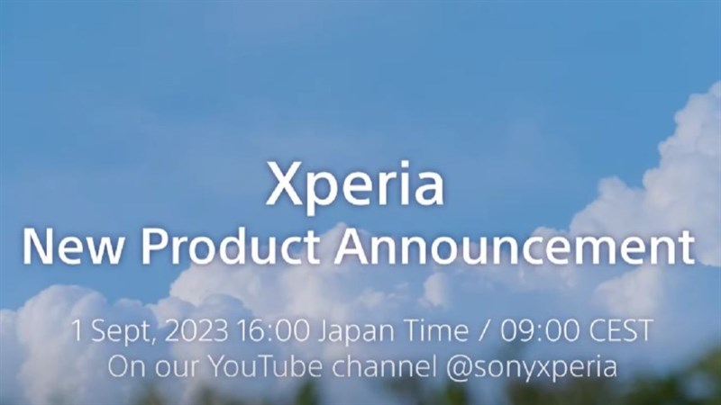 Sony thông báo thời gian ra mắt của Sony Xperia mới