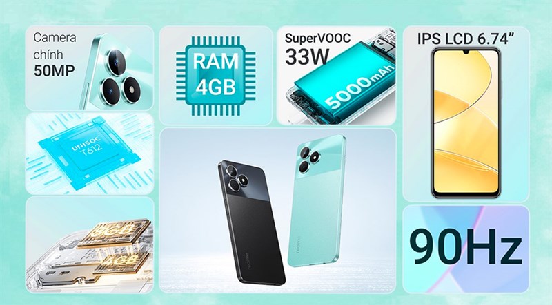 Mua điện thoại realme C51 chỉ cần 51K là có thật và giảm đến 51% Mua điện thoại realme C51 chỉ cần 51K là có thật và giảm đến 51%