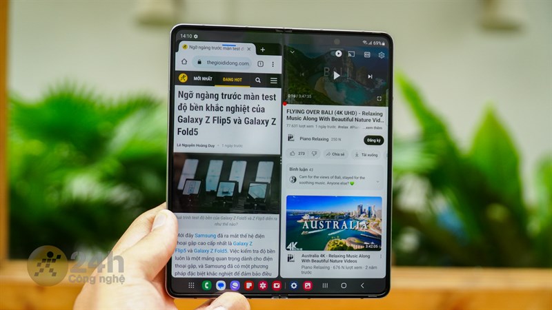Mình có thể sử dụng cùng lúc 2 - 3 ứng dụng để làm việc và giải trí Mình có thể sử dụng cùng lúc 2 - 3 ứng dụng để làm việc và giải trí