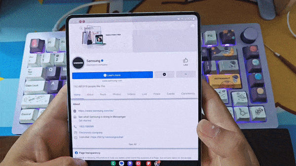 Trải nghiệm đa nhiệm làm việc trên Galaxy Z Fold5 Trải nghiệm đa nhiệm làm việc trên Galaxy Z Fold5