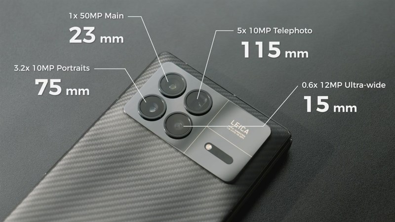 Xiaomi MIX Fold 4 sở hữu hệ thống camera Leica xịn sò