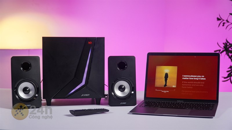 Trên tay loa vi tính 2.1 Fenda F670X