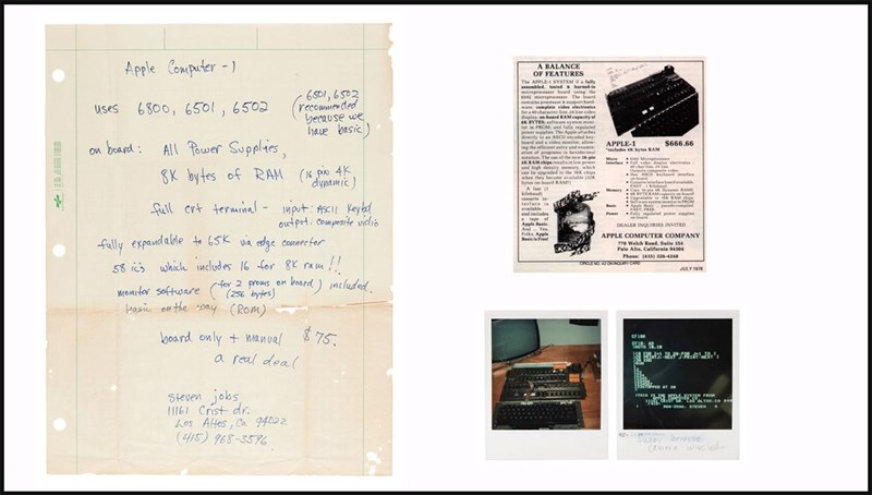 Bản thảo quảng cáo viết tay của Steve Jobs được đem đi đấu giá hơn 4 tỷ đồng Bản thảo quảng cáo viết tay của Steve Jobs được đem đi đấu giá hơn 4 tỷ đồng