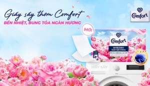 Giới thiệu giấy thơm Comfort mới - bền nhiệt lưu hương lâu trên quần áo