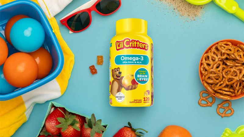 Kẹo dẻo L’il Critters Omega-3 DHA