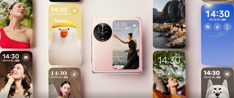 Màn hình phụ của OPPO Find N3 Flip vẫn có chất lượng hiển thị tốt Màn hình phụ của OPPO Find N3 Flip vẫn có chất lượng hiển thị tốt