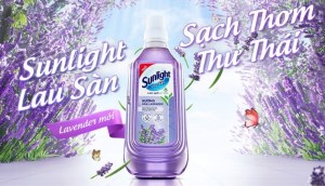 Giới thiệu nước lau sàn Sunlight hương hoa Lavender mới