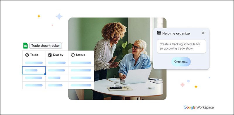 Duet AI có thể sẽ tạo bảng số liệu trên Google Sheets theo yêu cầu của người dùng