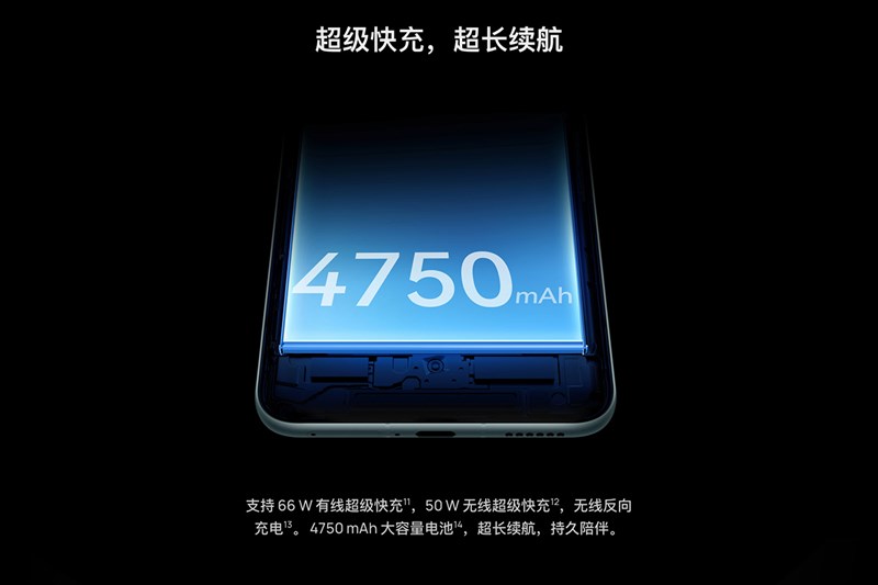 Huawei Mate 60 được trang bị viên pin 4.750 mAh và hỗ trợ sạc nhanh có dây 66 W