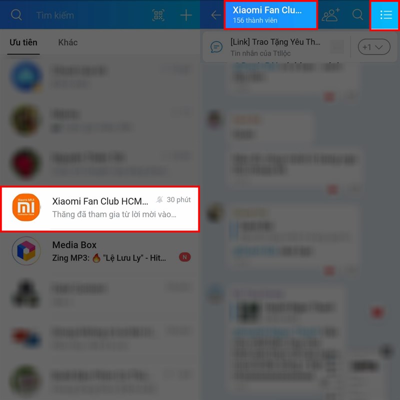 Ai có thể xem danh sách thành viên cuộc trò chuyện Zalo?