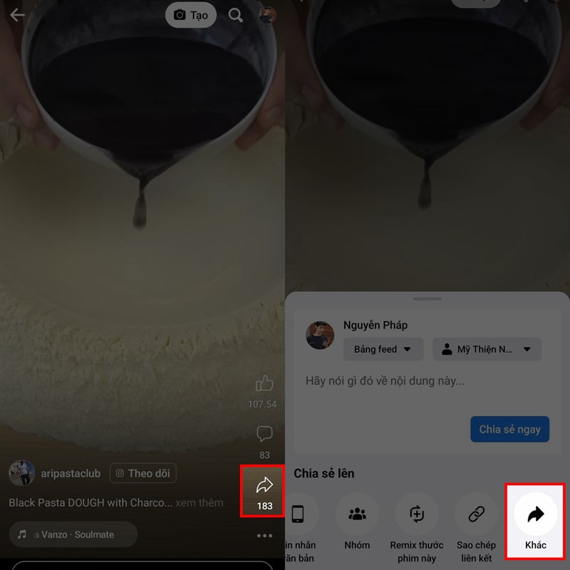 Cách chia sẻ Reel Facebook qua Zalo