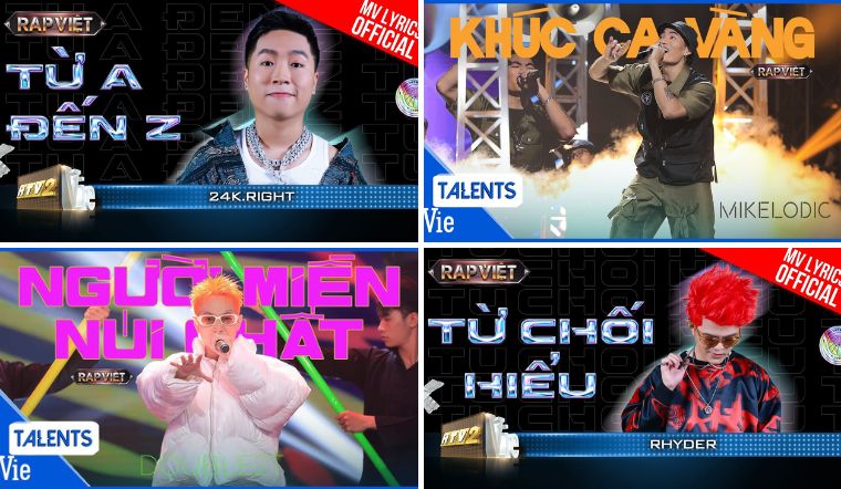 Trước thềm chung kết Rap Việt mùa 3, điểm qua những bài hát cực chất của Top 9
