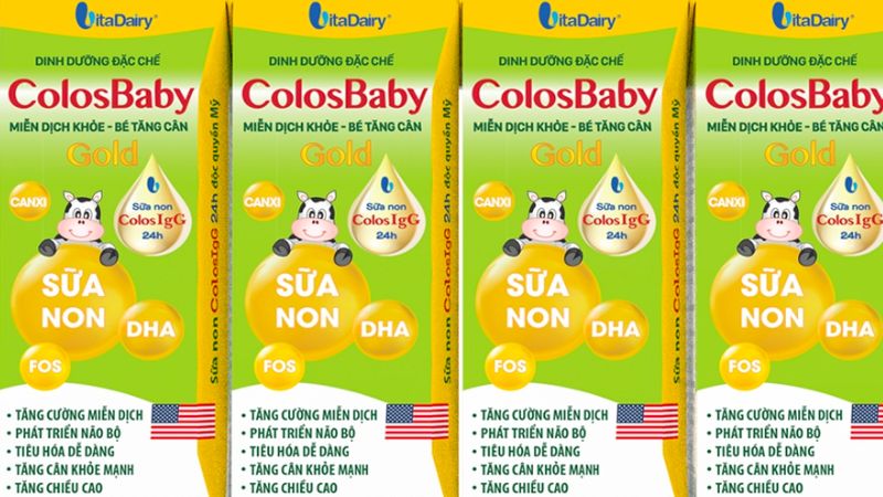 Sữa bột pha sẵn ColosBaby Gold (lốc 4 hộp)