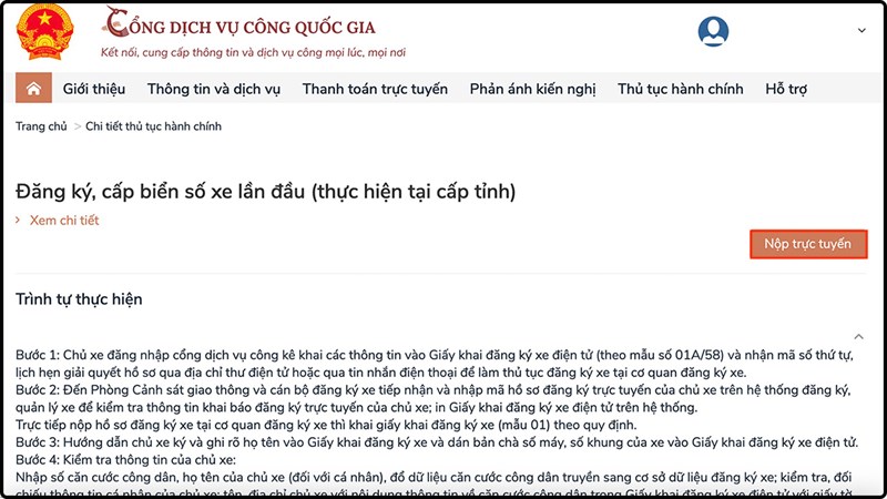 Cách đăng ký biển số định danh online Cách đăng ký biển số định danh online