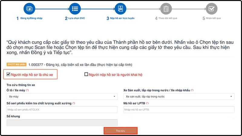 Cách đăng ký biển số định danh online Cách đăng ký biển số định danh online