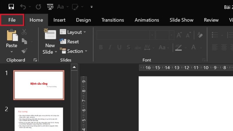 Cách chia sẻ file PowerPoint